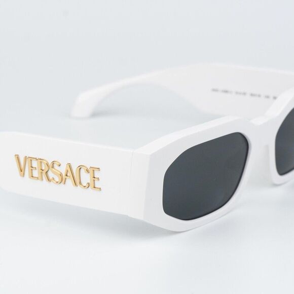 Versace Women Sunglasses White Grey Rectangle VE4489U 314/87 NEW AUTHENTIC main image 9